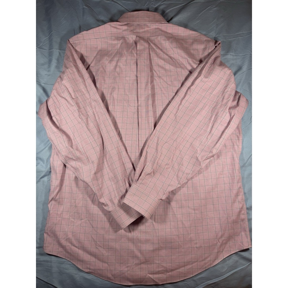 Brooks Brothers Madison Men's Red Plaid Long Sleeve Button Up Shirt Size Large - Picture 3 of 5